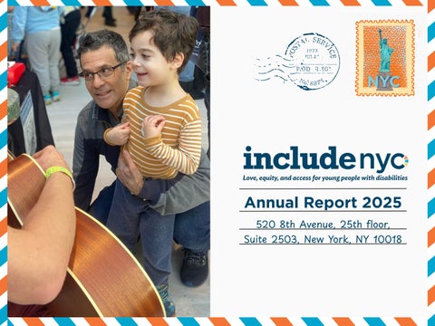 INCLUDEnyc Annual Report 2025