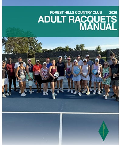 Adult Tennis Manual 2026 