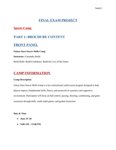 FINAL EXAM PROJECT
