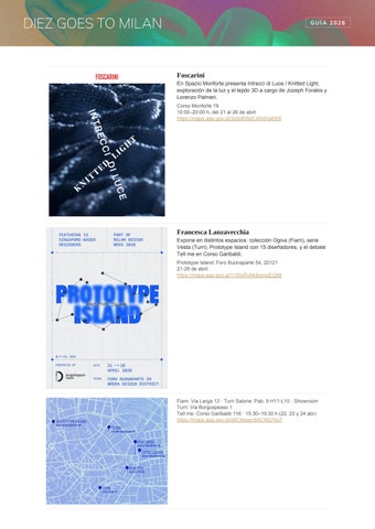 Guia Milán Design Week 2026 第 11 页