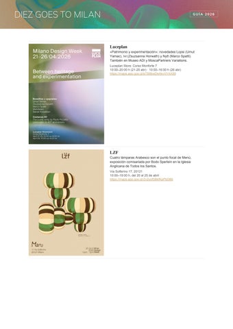 Guia Milán Design Week 2026 第 16 页