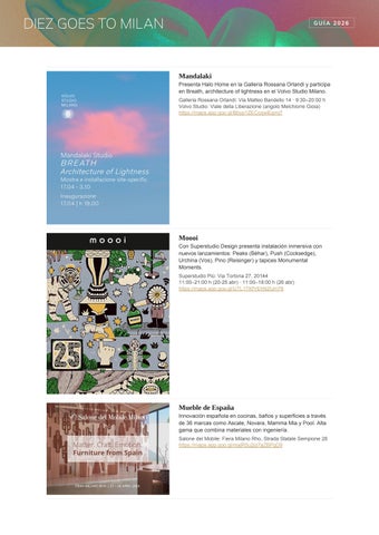 Guia Milán Design Week 2026 第 17 页