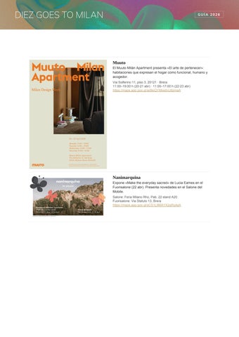 Guia Milán Design Week 2026 第 18 页
