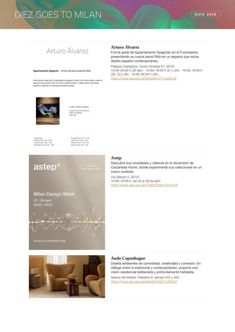 Guia Milán Design Week 2026 第 4 页