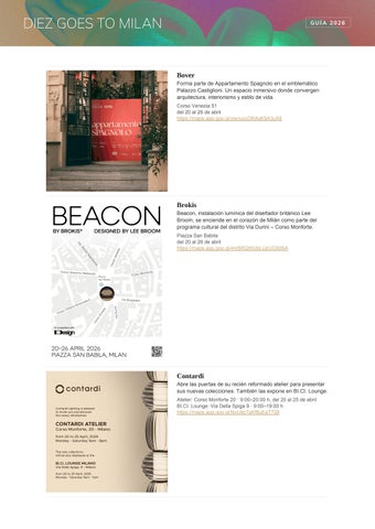 Guia Milán Design Week 2026 第 7 页