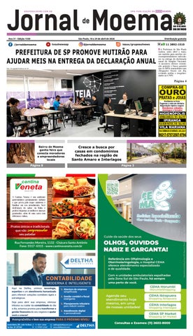 JORNAL DE MOEMA - Edição  1550 - São Paulo, 18 a 24 de abril de 2026