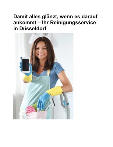 Saubere Räume, klarer Kopf – Gebäudereinigung in Düsseldorf