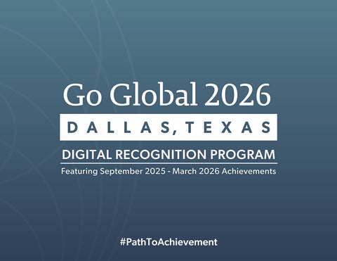Go Global 2026 Recognition Program