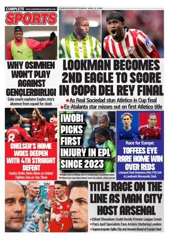 COMPLETE SPORTS - SUNDAY, APRIL 19, 2026