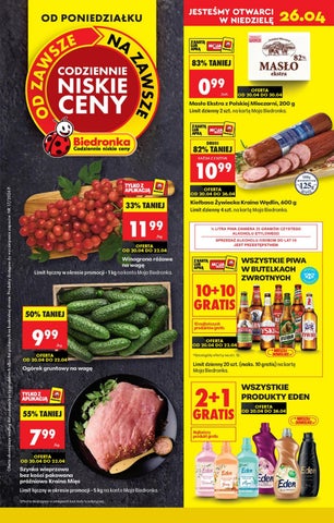 Biedronka gazetka od 20.04 do 26.04.2026