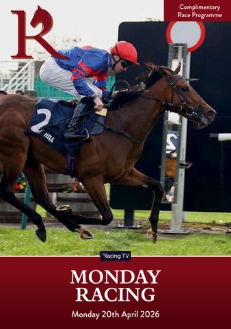 Redcar Racecard - Monday 20th April