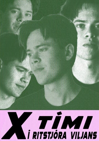 Bæklingur, X - Tími í ritstjóra Viljans