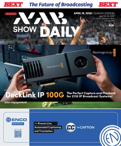 2026 NAB Show Daily News - DAY1