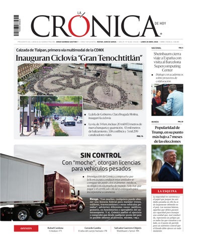 La Crónica de Hoy 20-04-2026