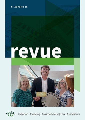 372237 VPELA - Autumn 2026 Revue Newsletter