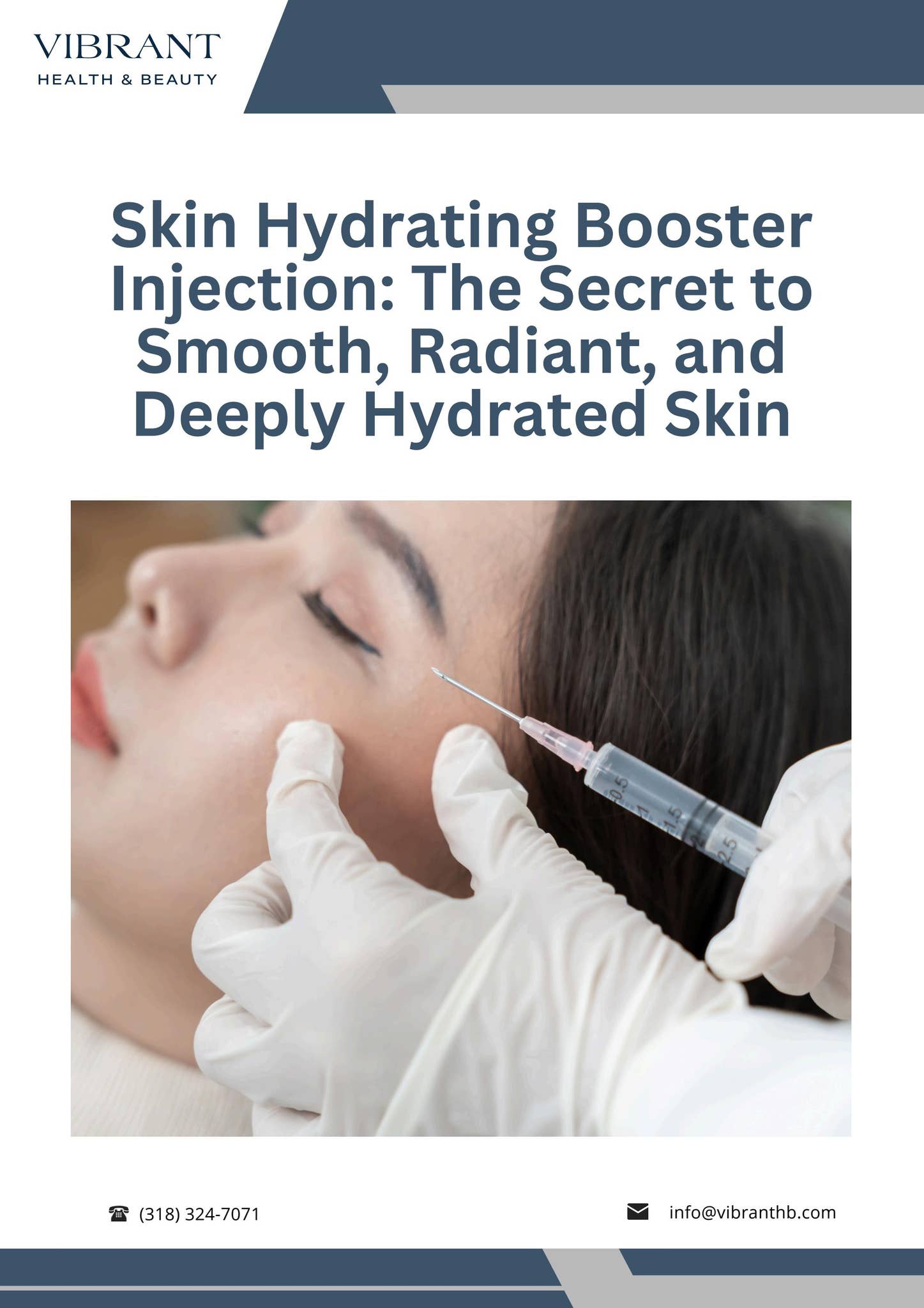 Hydration Boost Injection Skin Hydrating Booster Injection: The Secret to Smooth, Radiant, and ...