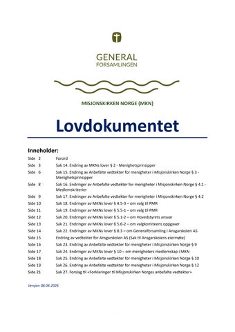 Lovdokumentet GF 2026