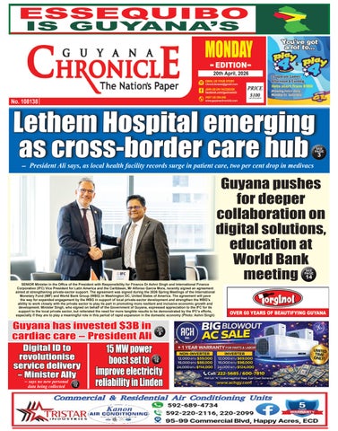 Guyana Chronicle E-Paper 20-04-2026