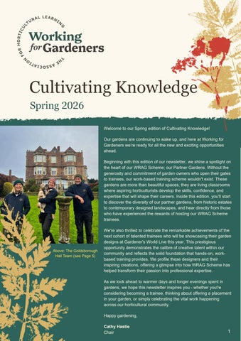 Spring Newsletter 2026