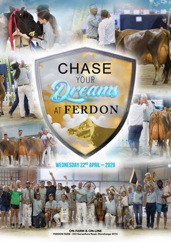 Chase your Dreams at Ferdon Sale 2026