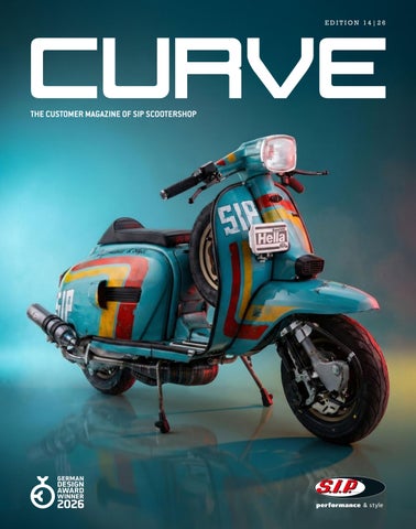 SIP Scootershop Customer Magazine "CURVE" 14/2026 english