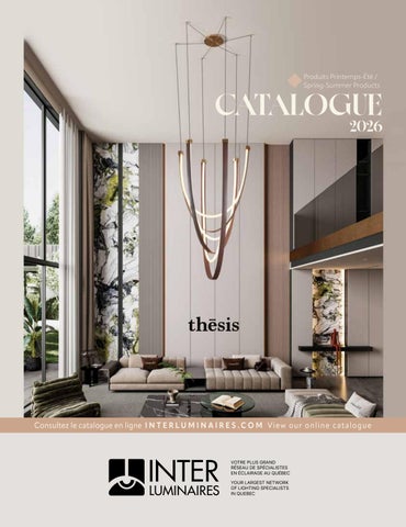 Catalogue printemps-été 2026 INTER Luminaires