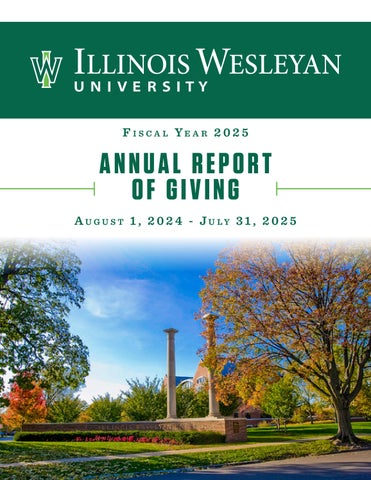 Annual Report of Giving - 2025