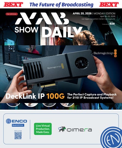 2026 NAB Show Daily News - DAY2