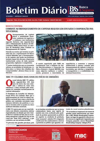 BOLETIM BANCA & SEGUROS 20.04.2026