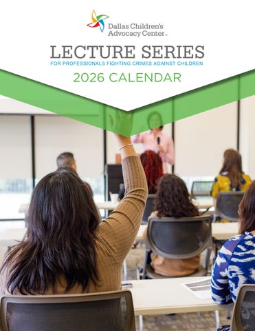 2026 DCAC Lecture Series Calendar