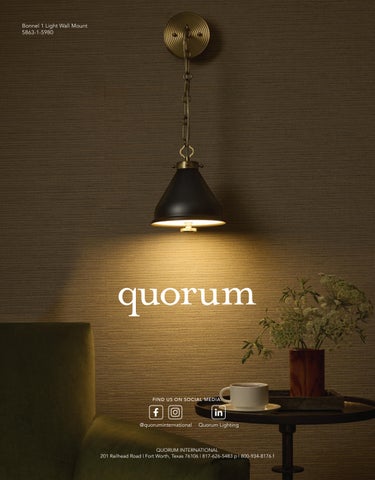 Quorum 春季 灯饰型录 2026 第 18 页