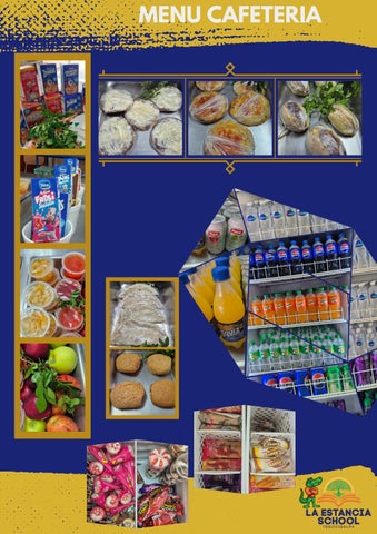 Menú Cafetería