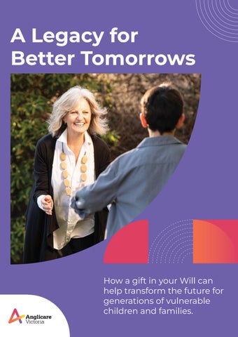 Anglicare Victoria Gift in Wills Enquiry Booklet