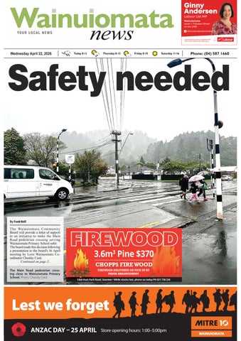 22 April Wainuiomata News