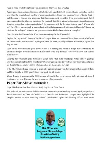 Keep In Mind While Completing This Assignment The Video You 