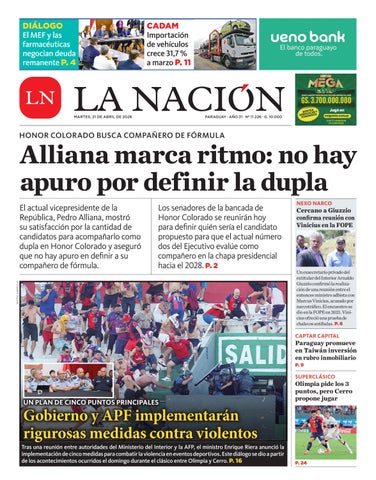 DIARIO LA NACIÓN - EDICIÓN 11.226
