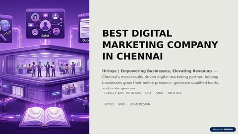 Best Digital Marketing Company in Chennai | Hirloye
