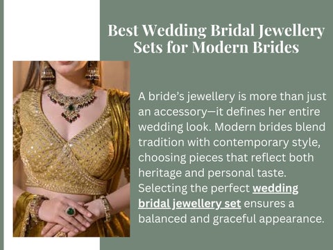 Best Wedding Bridal Jewellery Sets for Modern Brides