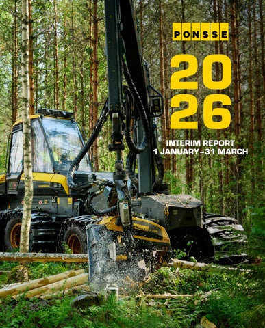 Ponsse’s interim report for 1 January – 31 March 2026