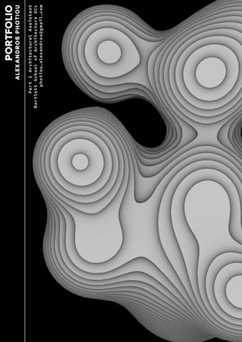 Bartlett Architectural Computation Portfolio 