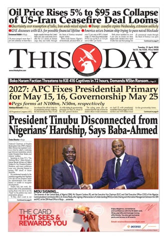 TUESDAY 21TH  APRIL 2026