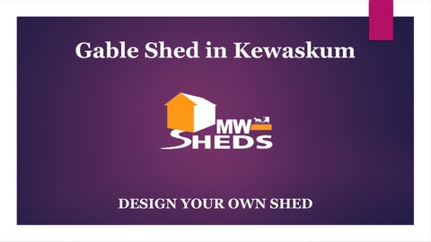 Gable Shed in Kewaskum