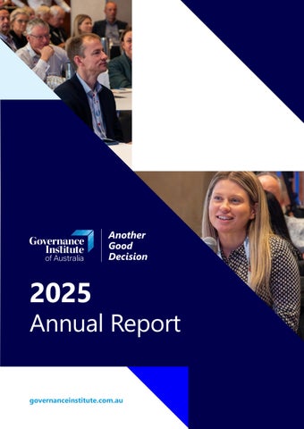 Governance Institute Annual Report 2025