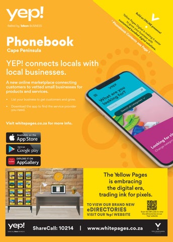 Cape Peninsula - PhoneBook