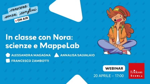 SLIDE | Webinar In classe con Nora scienze e MappeLab