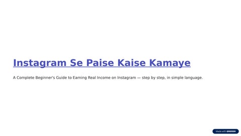 Instagram-Se-Paise-Kaise-Kamaye