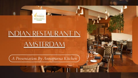 Indian Restaurant In Amsterdam 