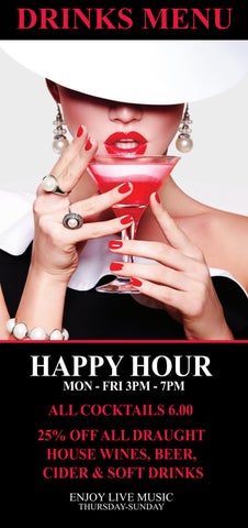 Damons - Drinks Menu