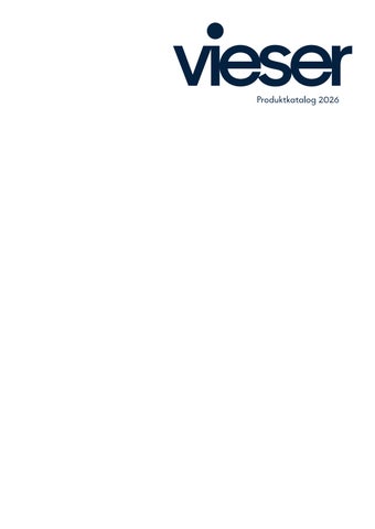 Vieser produktkatalog 2026 NO