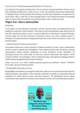 Post At Least Ten 10 Separatetechnology Ideas Be Sure To Cho